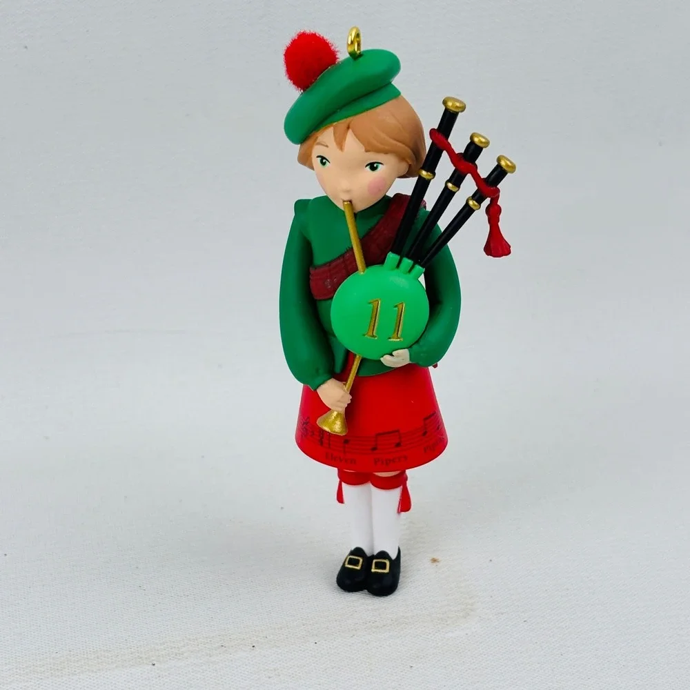 Hallmark Twelve Days of Christmas‎ Eleven Pipers Piping Keepsake Ornament 2021